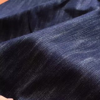 Yardblox Exclusive Japanese Fashion Designer Solid Blue Non-Stretch Raw / Untreated Cotton 17.8oz Selvedge Denim Twill DS18534