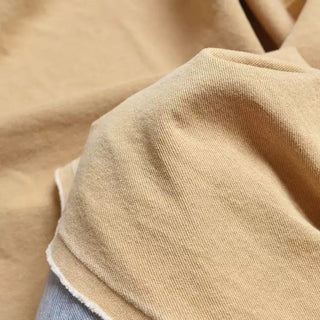 Yardblox Exclusive Japanese Luxury Designer Solid Yellow Non-Stretch Washed Cotton Bull Denim Twill DS18537