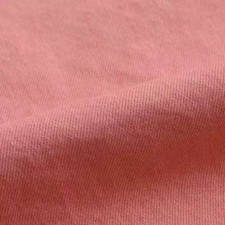 Yardblox Exclusive Japanese Luxury Designer Solid Pink Non-Stretch Washed Cotton Bull Denim Twill DS18538