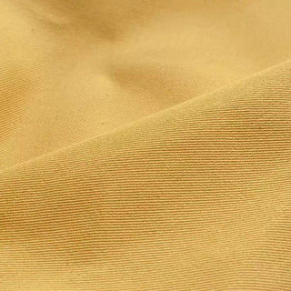 Yardblox Exclusive Japanese Fashion Designer Solid Yellow Non-Stretch Washed Cotton Bull Denim Twill DS18543