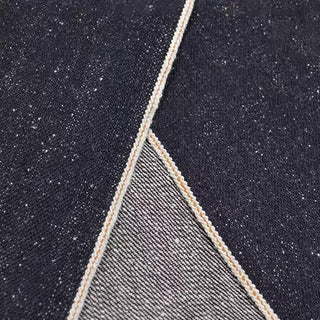 Made in Japan Okayama Solid Blue Non-Stretch Raw / Untreated Cotton 15oz Neppy Selvedge Denim Twill DS18601