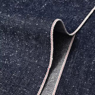 Made in Japan Okayama Solid Blue Non-Stretch Raw / Untreated Cotton 13oz Neppy Selvedge Denim Twill DS18607