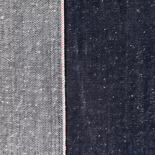 Made in Japan Okayama Solid Blue Non-Stretch Raw / Untreated Cotton 13oz Neppy Selvedge Denim Twill DS18607