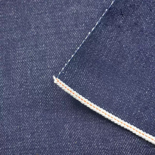 Made in Japan Okayama Solid Blue Non-Stretch Raw / Untreated Pima Cotton 15oz Selvedge Denim Twill DS18609