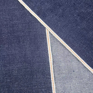 Made in Japan Okayama Solid Blue Non-Stretch Raw / Untreated Pima Cotton 15oz Selvedge Denim Twill DS18609