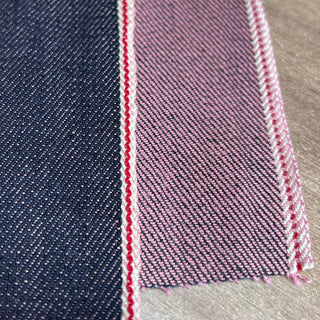 Made in Japan Okayama Solid Blue Non-Stretch Raw / Untreated Cotton 13oz Selvedge Denim Twill DS18613