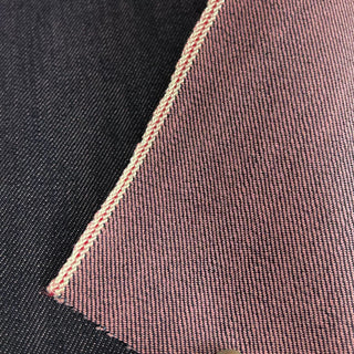 Made in Japan Okayama Solid Blue Non-Stretch Raw / Untreated Cotton 13oz Selvedge Denim Twill DS18613
