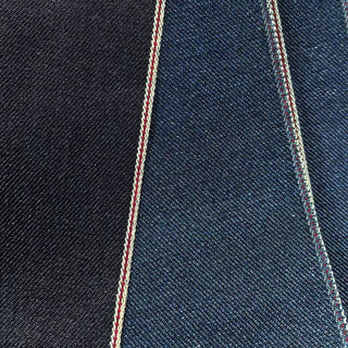 Made in Japan Okayama Solid Blue Non-Stretch Raw / Untreated Cotton 8oz Selvedge Denim Twill DS18614