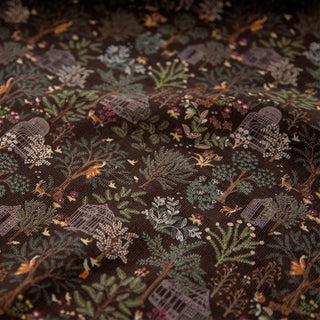 Made in Japan HOKKOH Botanical Brown Non-Stretch Cotton Pinwale Corduroy DS20508