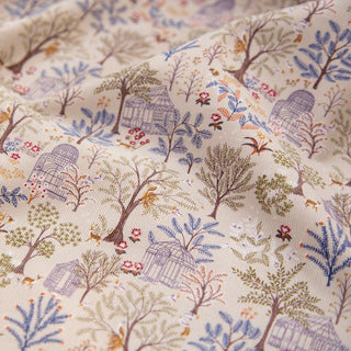 Made in Japan HOKKOH Botanical Off-White Non-Stretch Cotton Pinwale Corduroy DS20509