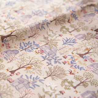 Made in Japan HOKKOH Botanical Off-White Non-Stretch Cotton Pinwale Corduroy DS20509