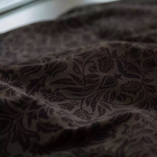 Made in Japan HOKKOH Floral Brown Non-Stretch Cotton Corduroy DS20604