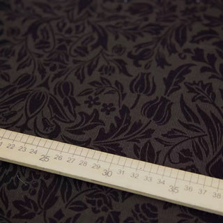 Made in Japan HOKKOH Floral Brown Non-Stretch Cotton Corduroy DS20604