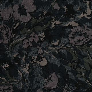 Yardblox Exclusive Made in Japan HOKKOH Floral Blue Non-Stretch Cotton Pinwale Corduroy DS21515