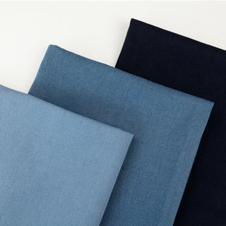 Yardblox Exclusive Japanese Fashion Designer Solid Blue Stretch Cotton Pique DS21518