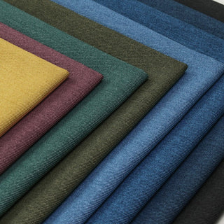 Yardblox Exclusive Japanese Fashion Designer Solid Multi Color Non-Stretch Cotton Bull Denim Twill DS21519