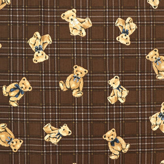 Made in Japan KIYOHARA Conversational Brown Non-Stretch Cotton Pinwale Corduroy DS21529