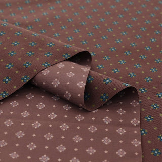 Made in Japan HOKKOH Floral Brown Non-Stretch Cotton Corduroy DS21602