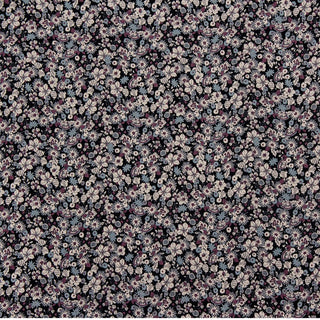 Made in Japan HOKKOH Floral Blue Non-Stretch Cotton Corduroy DS21603