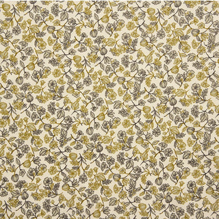 Made in Japan HOKKOH Floral Off-White Non-Stretch Cotton Corduroy DS21606