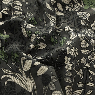 Made in Japan HOKKOH Botanical Gray Non-Stretch Cotton Corduroy DS21613
