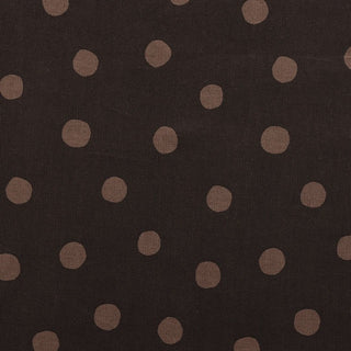 Made in Japan HOKKOH Polka Dot Brown Non-Stretch Cotton Corduroy DS21615