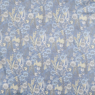 Made in Korea PangRim Floral Blue Non-Stretch Ultra Soft LENZING™ Modal Cotton Blended Twill DS21624