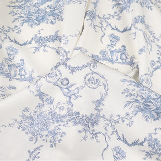 Made in Korea PangRim Toile de Jouy Off-White Non-Stretch Ultra Soft LENZING™ Modal Cotton Blended Twill DS21625