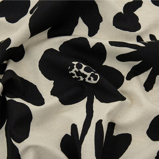 Made in Japan HOKKOH Floral Off-White Non-Stretch Cotton Linen Blended Plain Woven DS21627
