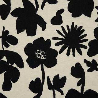 Made in Japan HOKKOH Floral Off-White Non-Stretch Cotton Linen Blended Plain Woven DS21627