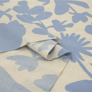 Made in Japan HOKKOH Floral Off-White Non-Stretch Cotton Linen Blended Plain Woven DS21628