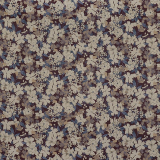 Made in Japan HOKKOH Floral Purple Non-Stretch Peached Cotton Flannel DS21642