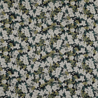 Made in Japan HOKKOH Floral Green Non-Stretch Peached Cotton Flannel DS21643