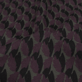 Made in Japan HOKKOH Botanical Purple Non-Stretch Peached Cotton Flannel DS21645