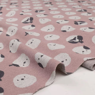 Made in Japan KOKKA Conversational Pink Stretch Pima Cotton Pique DS21652