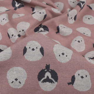 Made in Japan KOKKA Conversational Pink Stretch Pima Cotton Pique DS21652