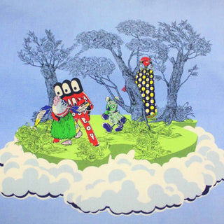 Yardblox Exclusive Walter Van Beirendonck x IKEA Conversational Blue Non-Stretch Cotton 8oz Canvas DS23514