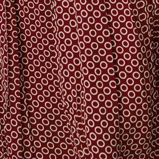 Yardblox Exclusive Reformation Polka Dot Red Non-Stretch Viscose Georgette DS23518