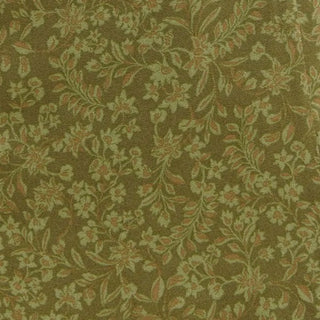 Yardblox Exclusive Reformation Floral Green Non-Stretch Viscose LENZING™ ECOVERO™ Viscose Blended Crepe DS23525