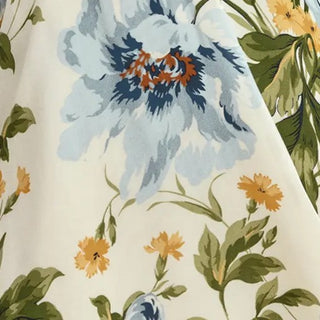 Reformation Floral Off-White Non-Stretch Viscose Georgette DS23533