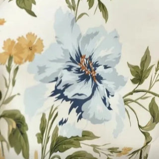 Reformation Floral Off-White Non-Stretch Viscose Georgette DS23533