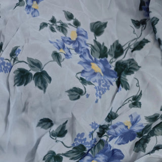 Reformation Floral Blue Non-Stretch Viscose Georgette DS23535