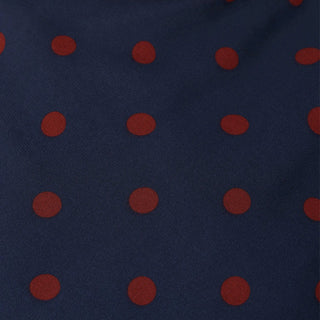 Reformation Polka Dot Blue Non-Stretch Viscose Georgette DS23539