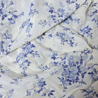 Reformation Floral Off-White Non-Stretch Viscose Georgette DS23542