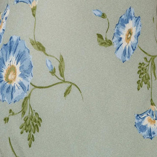 Reformation Floral Green Non-Stretch Viscose Georgette DS23602