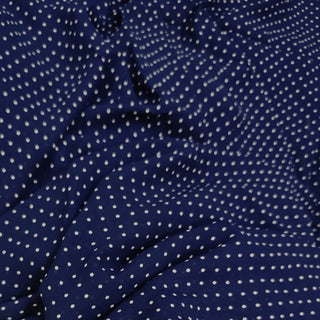Reformation Polka Dot Blue Non-Stretch Viscose Georgette DS236102