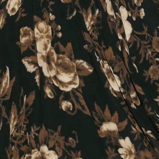 American Fashion Designer Floral Black Non-Stretch Viscose Georgette DS236120