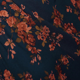 American Fashion Designer Floral Blue Non-Stretch Viscose Georgette DS236122
