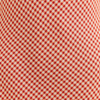 Reformation Gingham Red Non-Stretch Viscose Georgette DS23613