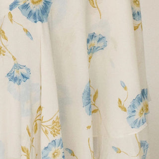 Reformation Floral Off-White Non-Stretch Viscose Georgette DS23618